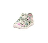 Superfit Spotty, Zapatillas De Estar Por Casa Niñas, Verde Claro Multicolor 7530, 20 EU Ancho