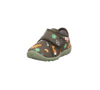 Superfit Spotty, Zapatillas De Estar Por Casa Niñas, Verde Multicolor 7020, 18 EU Ancho