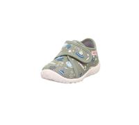 Superfit Spotty, Zapatillas De Estar Por Casa Niños, Verde Claro Multicolor 7540, 19 EU Ancho