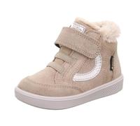 Superfit SUPIES Leicht gefütterte Gore-Tex, Zapatos para bebé Niñas, Beige/Silber 4000, 19 EU Ancho