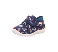 SUPERFIT Zapatillas de casa 'SPOTTY' azul claro / azul oscuro / salmón / blanco 24 azul claro / azul oscuro / salmón / blanco