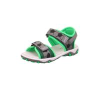 SUPERFIT Zapatos abiertos 'MIKE 3.0' piedra / verde claro / negro / blanco 34 piedra / verde claro / negro / blanco