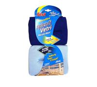 SUPERFIVE Paños de Esponja para Cristales de Doble Cara, Lava y Seca sin Manchas, Kit de Microfibra (espléndidose)