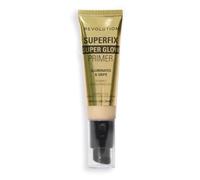 Revolution Superfix Glow Primer - Prebase facial en gel con agarre, acabado radiante, fijación duradera, vegano y libre de crueldad, 24 ml
