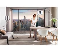 Superflowdesign 8-916 - Adhesivo para pared con diseño de imagen de vistas de Nueva York desde un edificio (368 x 254 cm)