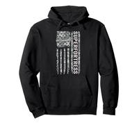Superfortress Bandera Americana Camuflaje Militar B29 Sudadera con Capucha
