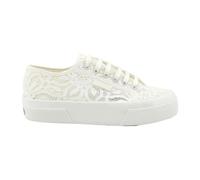 Superga- 2740 Platform Pizzo Macrame- Shoes- Mujer- Blanco- 38 EU- 2740 Platform Pizzo Macrame