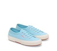 Superga 2750 Cotu - Tenis clásicos de lona para hombre y mujer, zapatos bajos con cordones, suela de goma y plantilla acolchada, Crystal Azul/Favorio, 45.5 EU