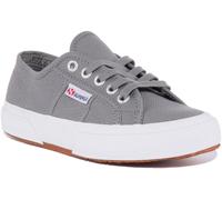 SUPERGA 2750 Cotu Unisex Cordones Informal Lona Zapatillas En Blanco Talla 3-13