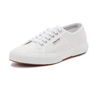 Superga 2750 Tumbled Leather, Zapatillas Mujer, White, 41 EU