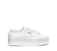 Superga Women's 2790 Platform Sneaker, White, 6.5