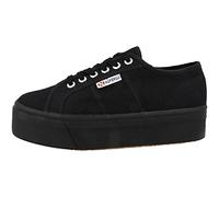 Superga Zapatillas 2790 Platform línea hacia arriba y hacia abajo Negro 40
