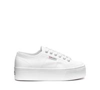 Superga Women's 2790 Platform Sneaker, White, 6.5