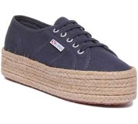 Superga A Superga 2790 Cotropew Laced Mujeres Trainer En Marino EU 36-42