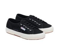 Superga Tenis unisex de malla 2750 para adultos, Negro -, 7.5 Women/6 Men