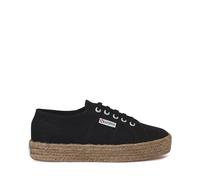 Superga Women's 2730 Rope Espadrille, Black Black 999, 42.5 EU