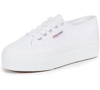 Superga Women's 2790 Platform Sneaker, White, 6.5