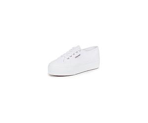 Superga Women's 2790 Platform Sneaker, White, 6.5