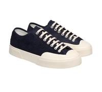 Superga Works Hairy - Zapatillas para adultos, Azul Marino Blanco Roto, 42 EU