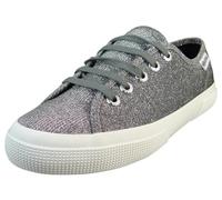 Superga Zapatillas bajas para mujer 3750 Jersey Lame Leggera Low Top S4135ZW Gris, Talla: 41 EU, gris oscuro, 41 EU
