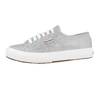 Superga - Zapatillas de deporte de tela para mujer, color plateado, talla 42