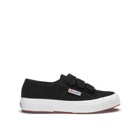Superga- Zapatillas de Lona con Correa- Shoes- Hombre- Negro- 42 EU- Zapatillas de Lona con Correa