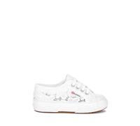 SUPERGA - Zapatillas, niña, algodón, casual, 2750 Kids Macrame, Color blanco., 27 EU