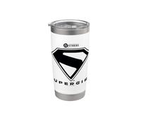 Supergirl 2026 Black Shield Vaso térmico de acero inoxidable de doble pared