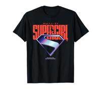 Supergirl 2026 Chrome S-Shield Logo and Text Camiseta