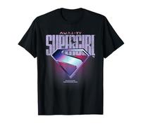 Supergirl 2026 Chrome S-Shield Logo and Text Gradient Camiseta