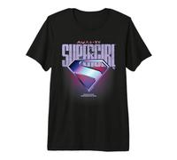 Supergirl 2026 Chrome S-Shield Logo and Text Gradient Camiseta Premium