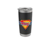 Supergirl 2026 Find Your Place Shield Vaso térmico de acero inoxidable de doble pared