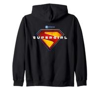 Supergirl 2026 Full Color Shield Name in Center Sudadera con Capucha
