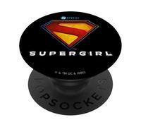Supergirl 2026 Full Color Shield Name Under Shield PopSockets PopGrip Adhesivo