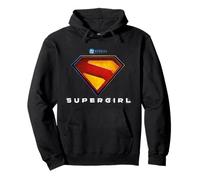 Supergirl 2026 Full Color Shield Name Under Shield Sudadera con Capucha