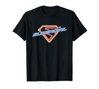 Supergirl 2026 Neon Glow Shield Camiseta