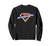 Supergirl 2026 Neon Glow Shield Sudadera
