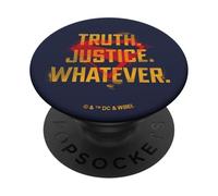 Supergirl 2026 Truth, Justice, Whatever Large PopSockets PopGrip Adhesivo