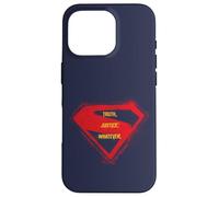 Supergirl 2026 Truth, Justice, Whatever Over Logo Carcasa para iPhone 16 Pro