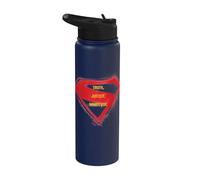 Supergirl 2026 Truth, Justice, Whatever Over Logo Stainless Steel Insulated Water Bottle