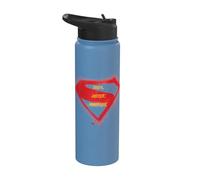 Supergirl 2026 Truth, Justice, Whatever Over Logo Stainless Steel Insulated Water Bottle