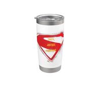 Supergirl 2026 Truth, Justice, Whatever Over Logo Vaso térmico de acero inoxidable de doble pared