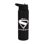 Supergirl 2026 White Shield Stainless Steel Insulated Water Bottle