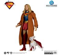 Supergirl & Krypto (Gold Label). Deluxe Theatrical Edition. DC Multiverse. Super