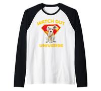 Supergirl Krypto Watch out The Universe Camiseta Manga Raglan