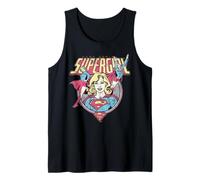 Supergirl Retro Kara Zor-El Camiseta sin Mangas