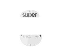 Superglide - Patines de ratón de Cristal, Deslizamiento controlable Constante, Borde Redondo Pulido, Patas de Mouse para Juegos súper equilibradas con Suela Duradera para Pulsar JV-X Pro Series (Tipo