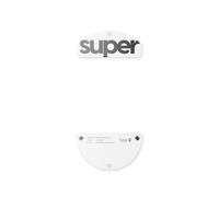 Superglide - Patines de ratón de Cristal, Deslizamiento controlable, Patas de Mouse para Juegos súper equilibradas con Suela Duradera para Pulsar Jinggg-X Pro Series (Tipo C, Blanco)