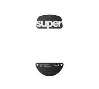 Superglide - Patines de ratón de Cristal, Deslizamiento controlable, Patas de Mouse para Juegos súper equilibradas con Suela Duradera para Pulsar Sta-X Pro Series (Tipo C, Negro)