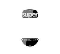 Superglide - Patines de ratón de Cristal, Deslizamiento súper Suave, Patas de Mouse para Juegos súper rápidos con Suela Duradera para Pulsar Sta-X Pro Series (Tipo S, Negro)